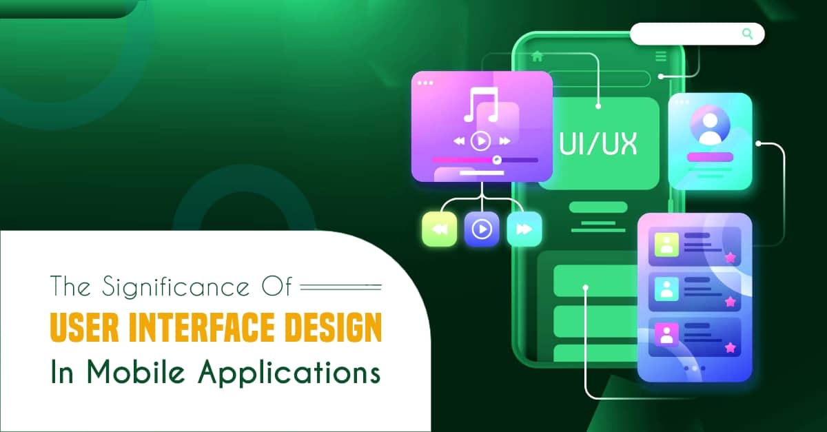Mobile app interface